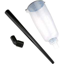 FUNNEL ADJUSTABLE W/LID