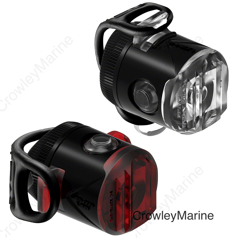 Lezyne Femto USB Drive Headlight/Taillight Set - Black