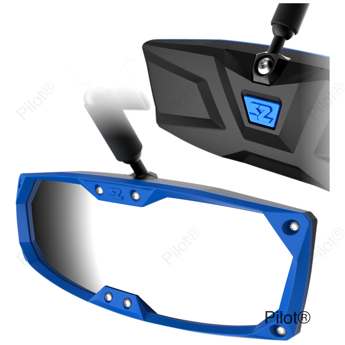 Bezel - Halo R/Mirror - Blue - Kit