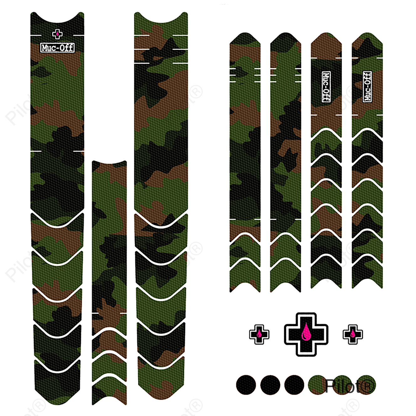 Frame Protection Kit - E-MTB - Camo
