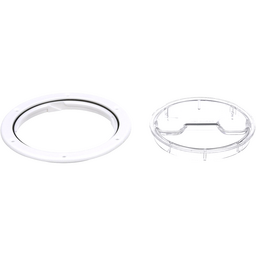 Seachoice Twist 'N' Lock Deck Plate, White w/ Clear Insert, Up to 6-1/2 In. Diameter thumbnail-5