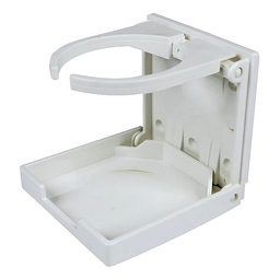 Seachoice Folding Drink Holder, Adjustable, Boat, White thumbnail-6