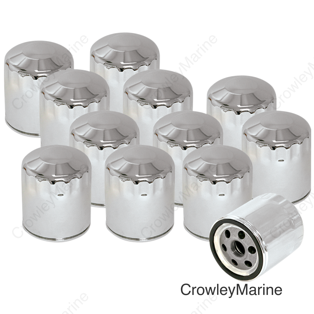Oil Filters - Chrome - 12-Pack