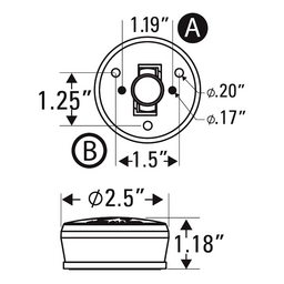 Seachoice LED All-Round Waketower Light, Boat Navigation thumbnail-7