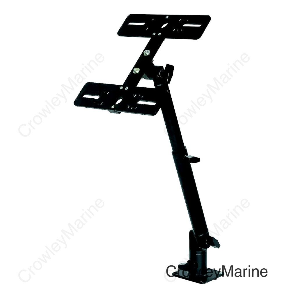 Millennium Outdoors MM002BL Double Monitor Mount – Black