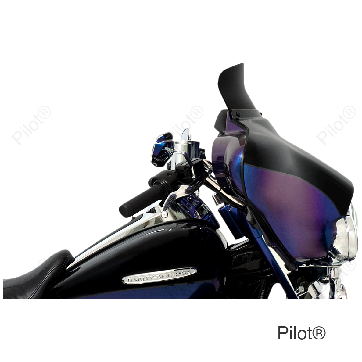 Spoiler Windshield - 5" - Dark Black Smoke - '96-'13 FLH