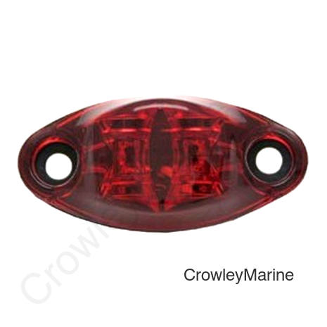 LED MARKER LAMP RED 2 WIR