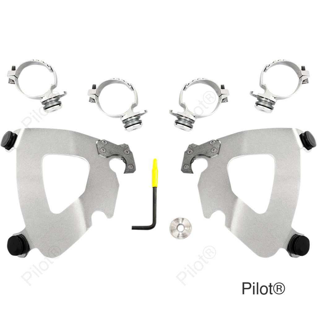 Gauntlet Mounting Kit - Polished - FXDL '14-'17