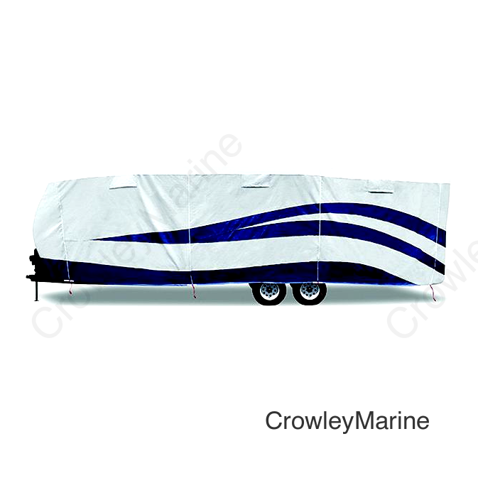ADCO 94837 Travel Trailer Designer Series UV Hydro Cover, 16'1"-18'4" For R-Pods, Minnie Drop, MPGs, Little Guy Max