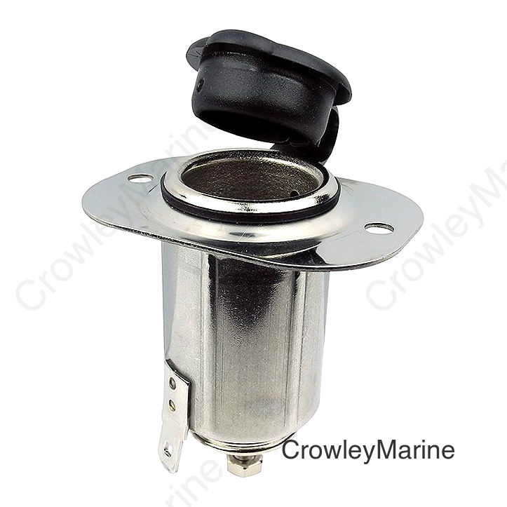 Seachoice 15131 12V 304 Stainless Steel Power Socket