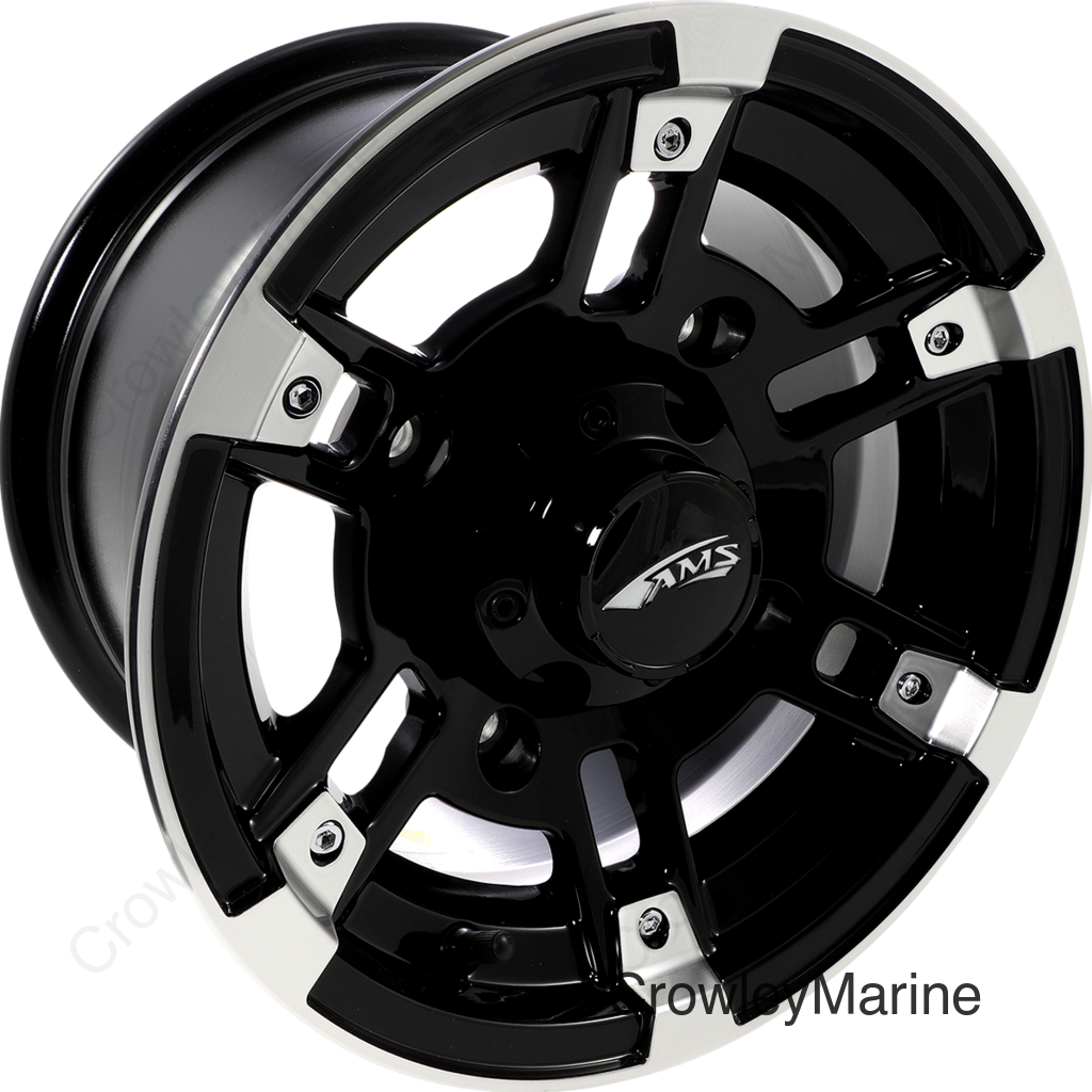 Wheel - Roll'n 104 - Front/Rear - Machined Black - 12x7 - 4/156 - 4+3