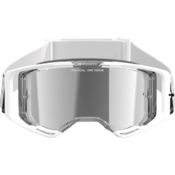 Vision 8 Goggle - Corp - White - Silver Mirror thumbnail-1