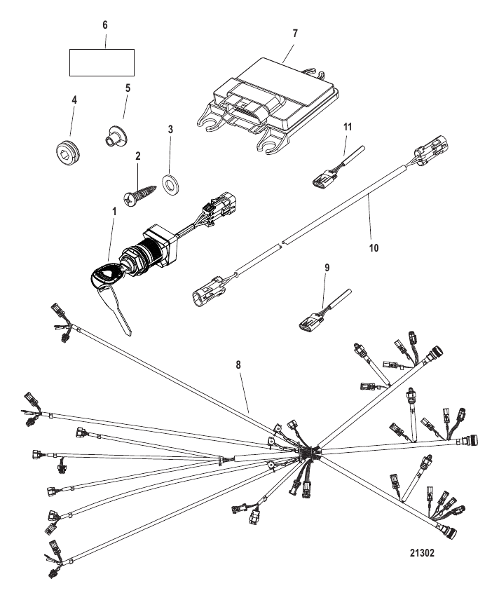 Serial Range Accessories SmartCraft - Command Module-DTS - 2002 & Up - Command Module Kit Shadow Mode (Triple)