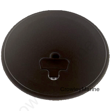 6" dia., Black