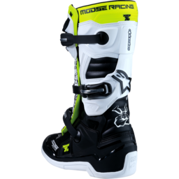 BOOT YTH MSE  BK/WT/YL 3 thumbnail-0