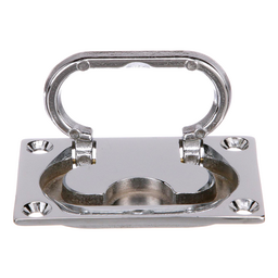 Seachoice Flush Mount Lifting Handle, Chrome-Plated Brass, 3 In. X 2-1/8 In. thumbnail-3