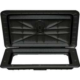 Locking, 13" x 23-1/4", Black thumbnail-0