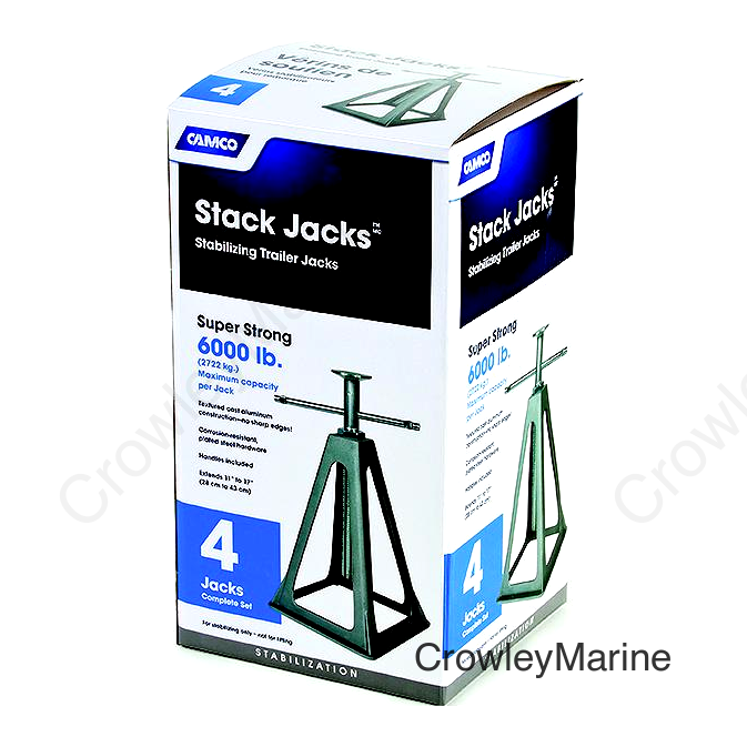 Camco 44560 Aluminum Jack Stands, 4/pk