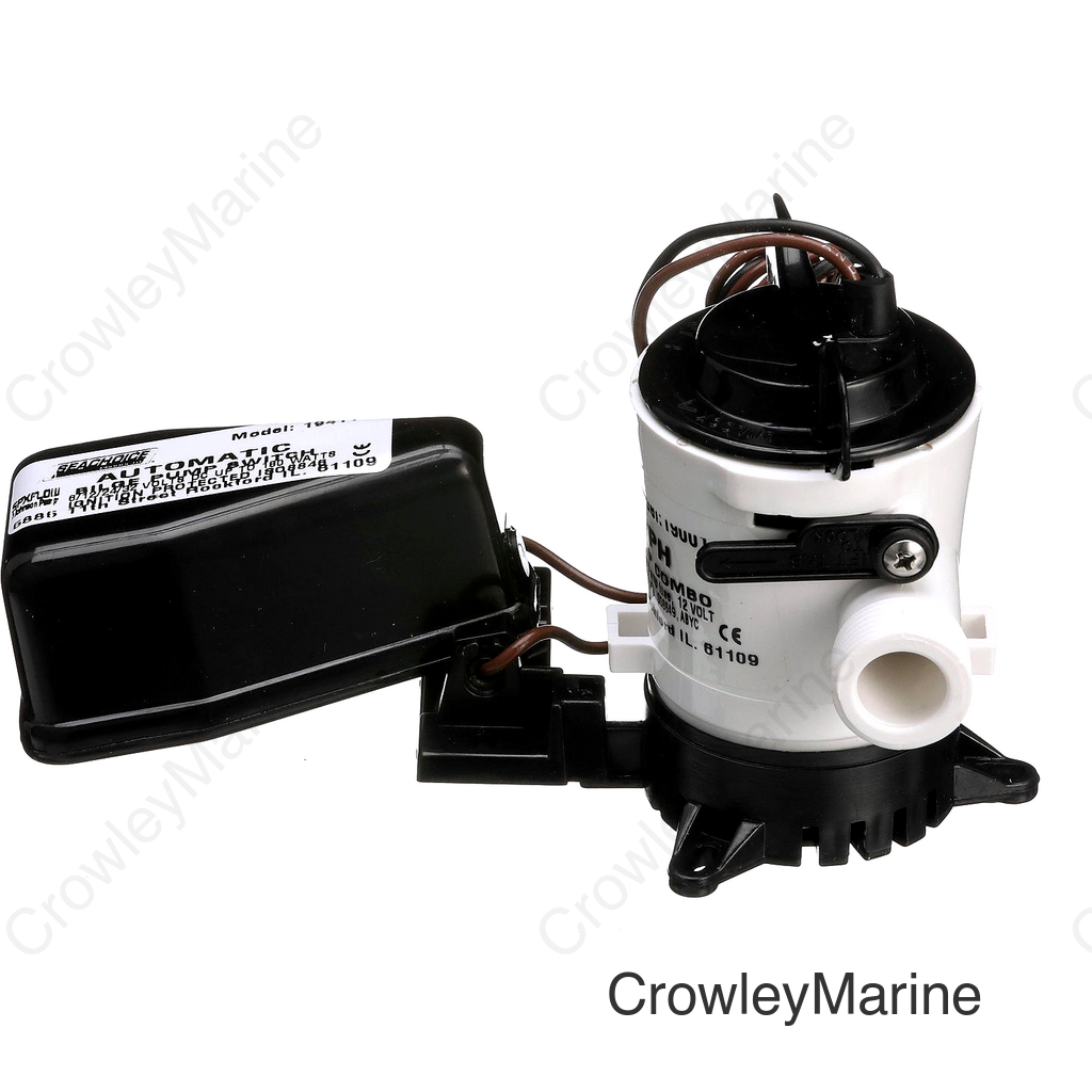 Seachoice Automatic Bilge Pump w/ Float Switch, 750 GPH, 3/4 In. Hose Size