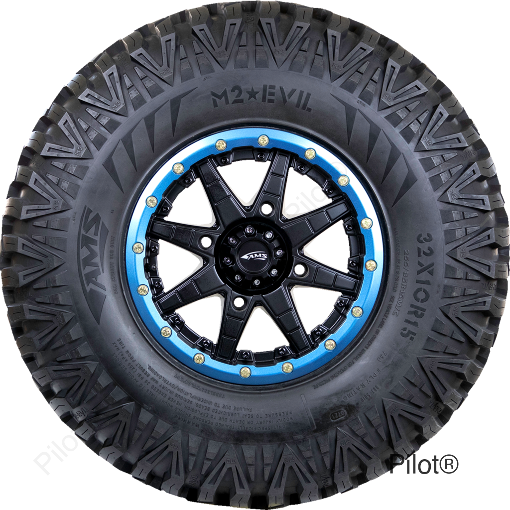 Tire - M2 Evil - Front/Rear - 34x10R15 - 8 Ply