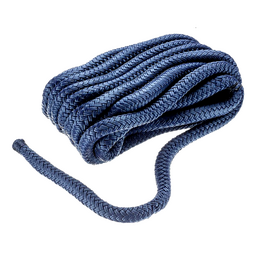 Seachoice Double-Braid Nylon Dock Line w/ Eye Splice, Pre-Shrunk, Heat Stabilized, 1/2 In. X 20 Ft., Navy Blue thumbnail-0