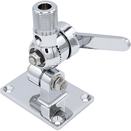 Seachoice 19521 Universal Antenna Ratchet-Mount Base, Chrome-Plated Brass thumbnail-2