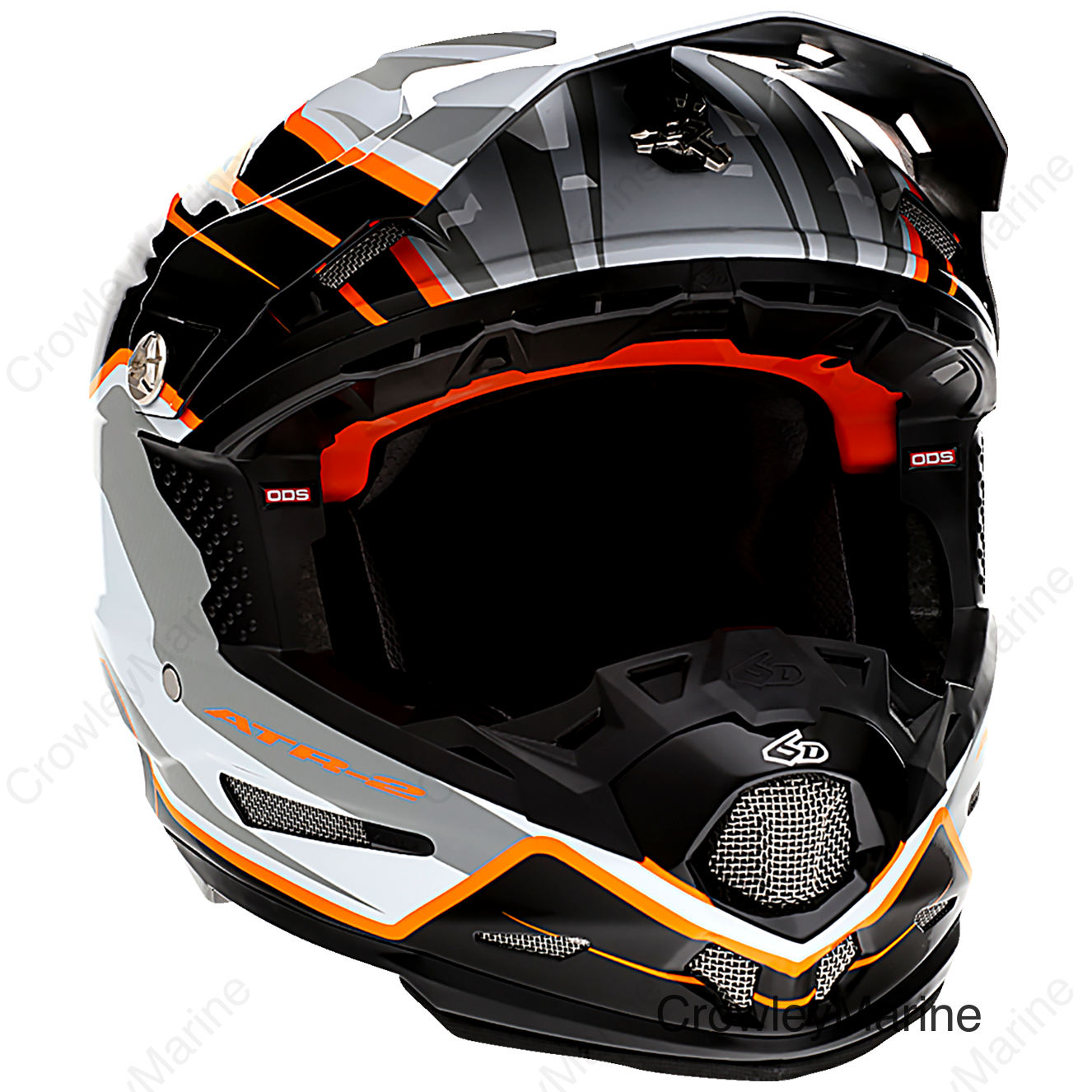 ATR-2 Helmet - Phase - White/Orange - Small