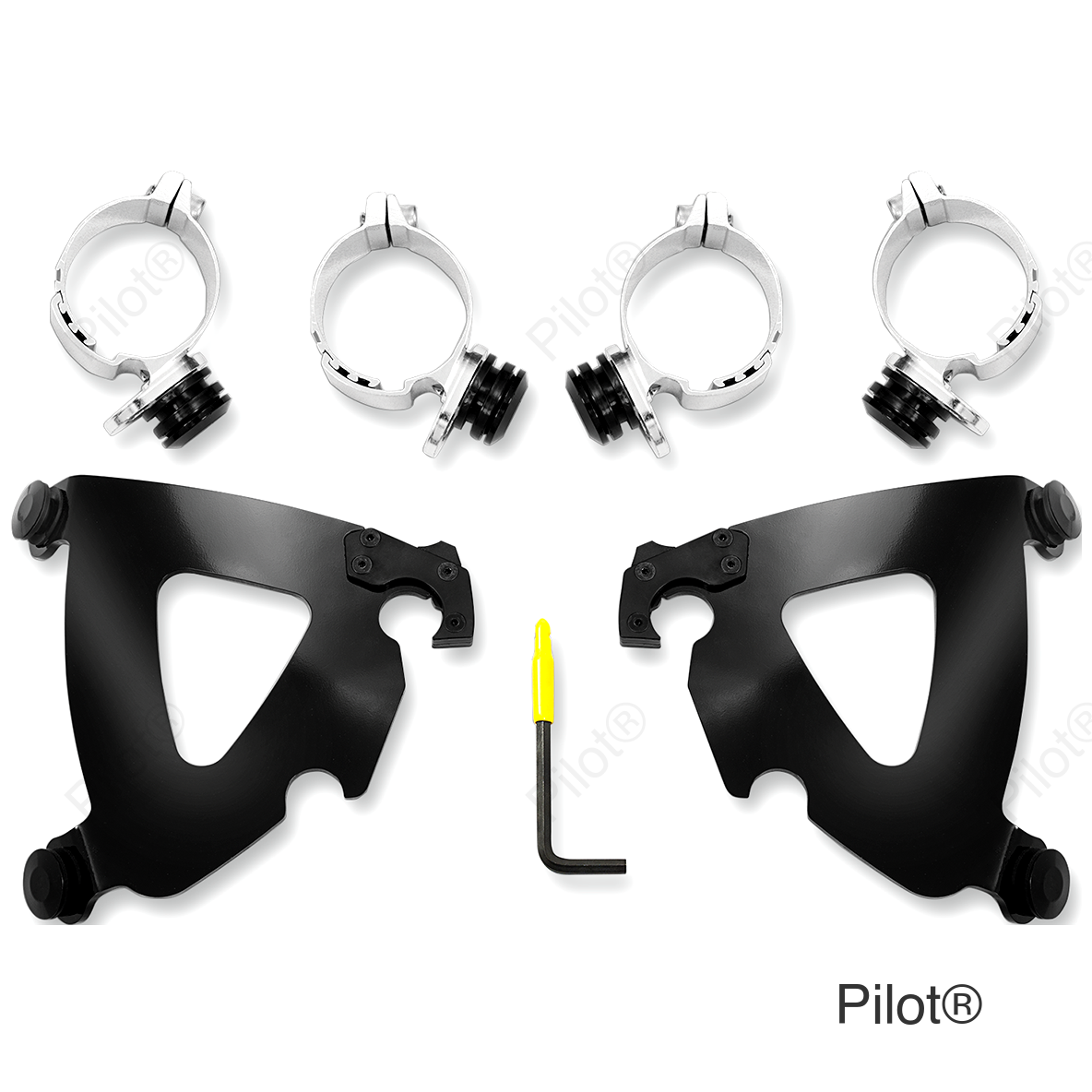 Road Warrior Mounting Kit - Black - FXD