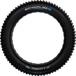 Schwalbe Al Mighty Tire - 26 x 4.8 Tubeless Folding Black Evolution Line Addix Speed Grip Super Ground E-25 Studded