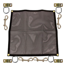 Window Net 27"x27" with 4 Each, Double End Snap & D-Rings (373002)