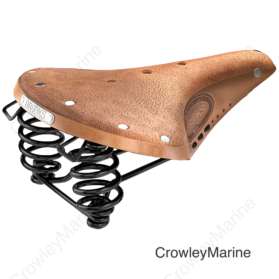 Brooks B67 Saddle - Steel Dark Tan Softened Short
