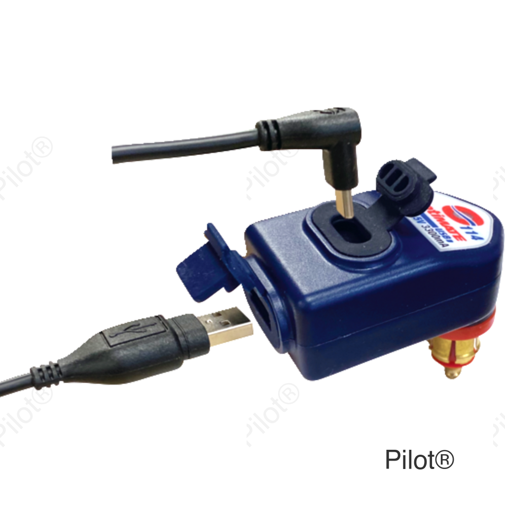 Charger - OptiMate - 90° Elbow - USB-A/USB-C