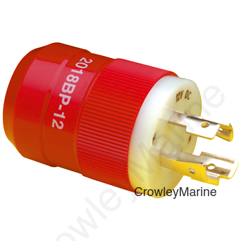 Charger Plug, Male, Red