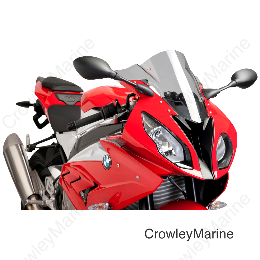 Race Windscreen - 14-1/4" - Smoke - S1000RR