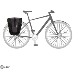 Ortlieb Back-Roller XL Plus Pannier - 78L Pair Granite/Black