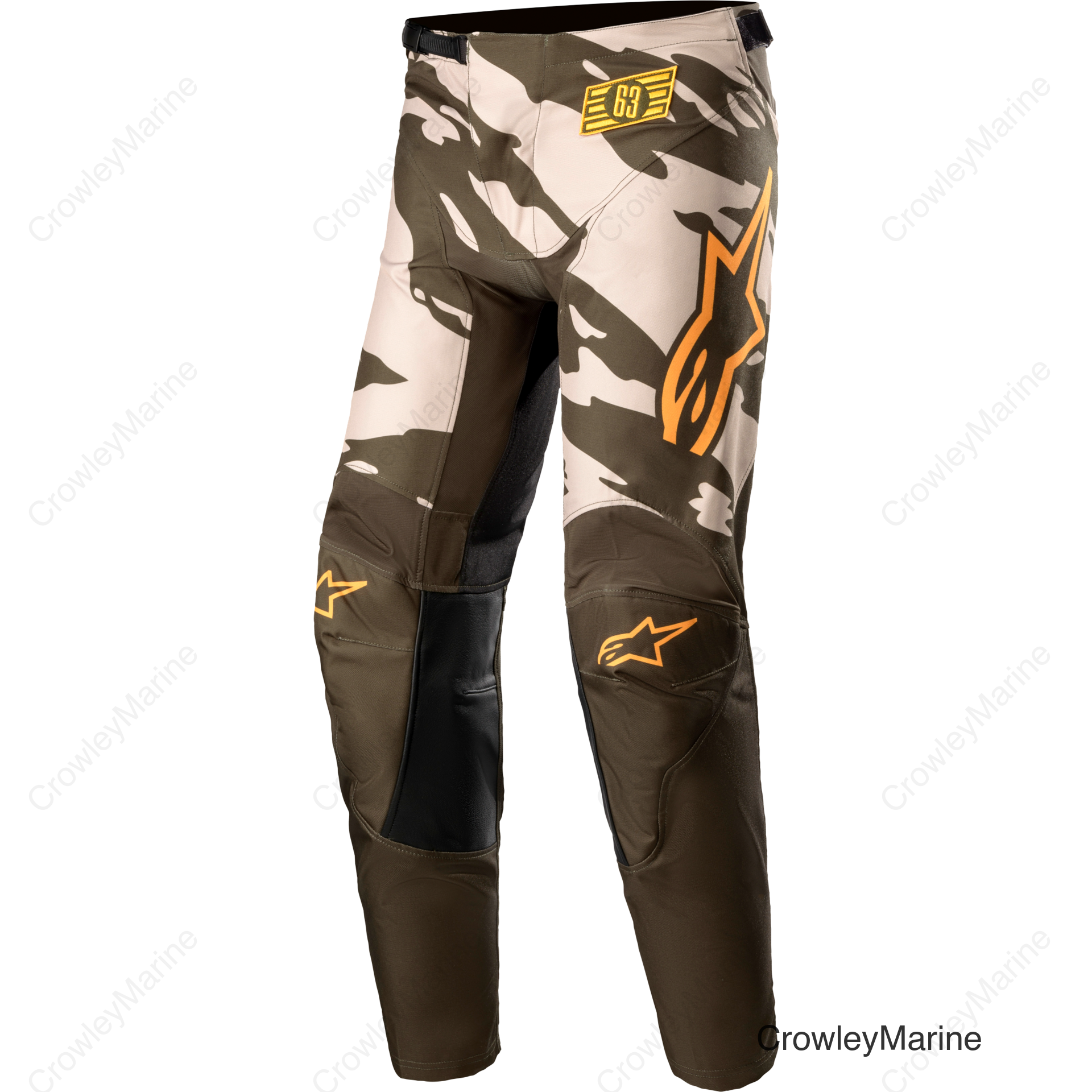 RACER TACTICAL PANTS MLTRY/SAND CAMO/TANGE SZ 40