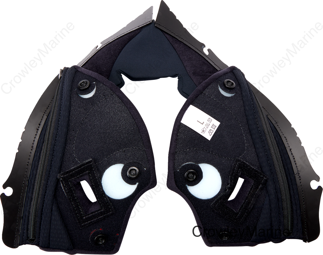 Pista GP RR Cheek Pads - Black/Red - Large