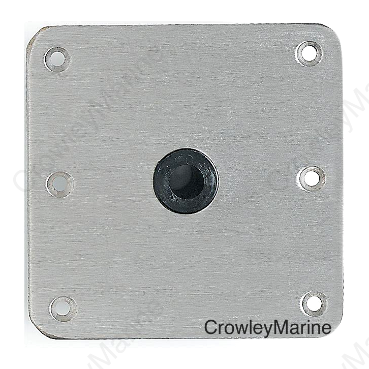 Attwood SP67739T Lock-N-Pin Base Plate 7" X 7" Threaded