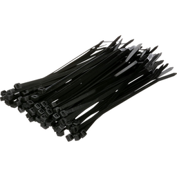 Seachoice Cable Ties, 8 in. Long, 50 Lbs. Max Load, UV Black, Pack of 1,000 thumbnail-2