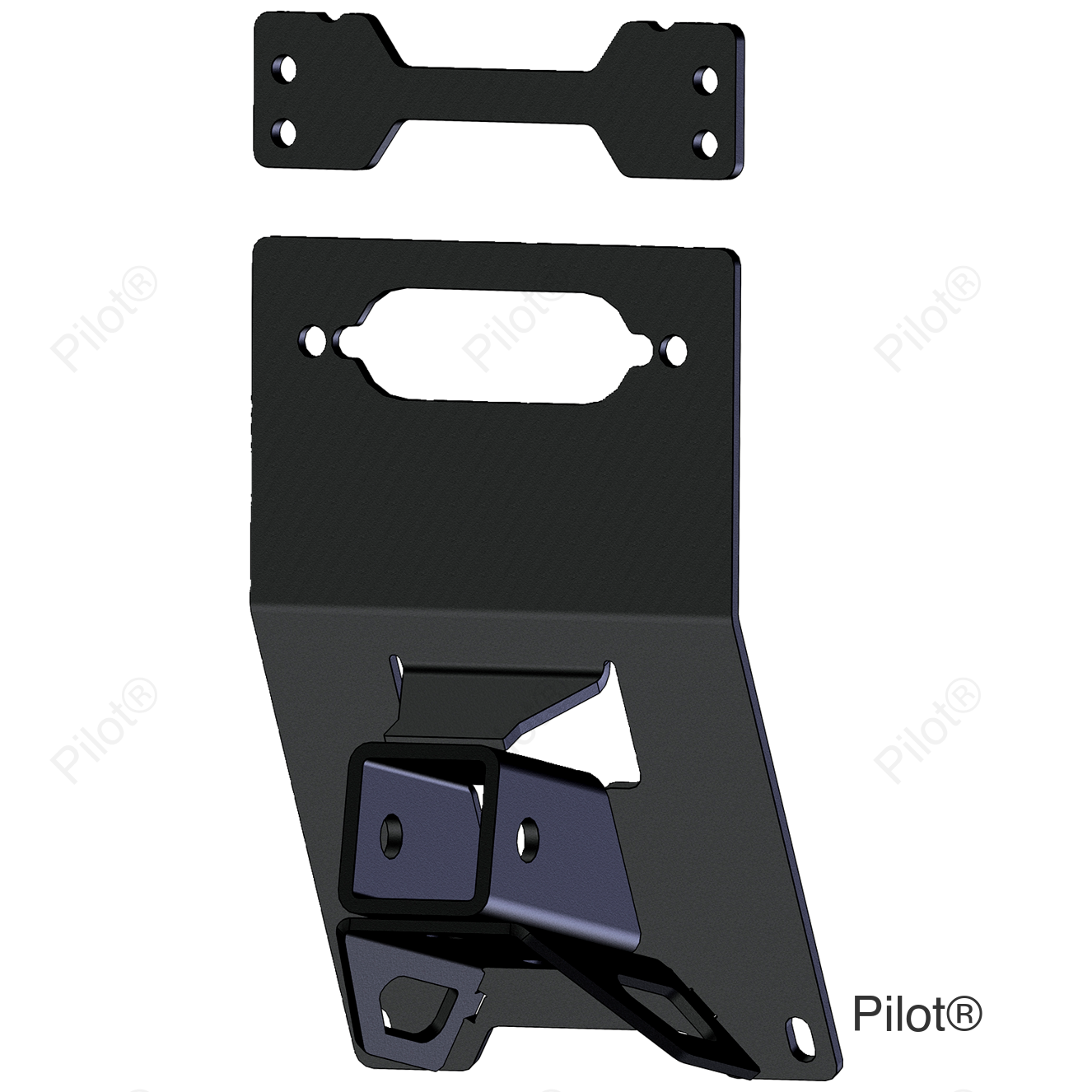 Hitch - Lower Receiver - 2" - Polaris Ranger