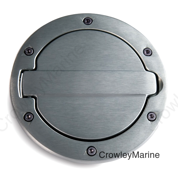 AMP Research 2007-2017 Jeep Wrangler JK 2/4 Door Fuel Door - Brushed