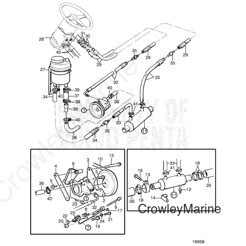 Adjusting Screw - Volvo Penta (1336962)