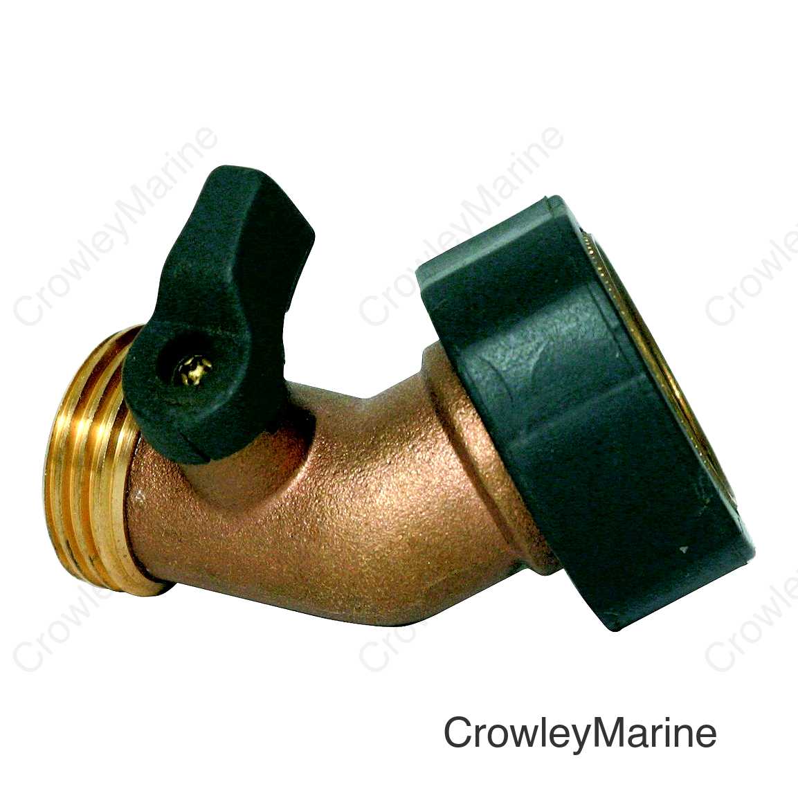 Camco 20173 Brass 45 Degree Shut-Off Valve