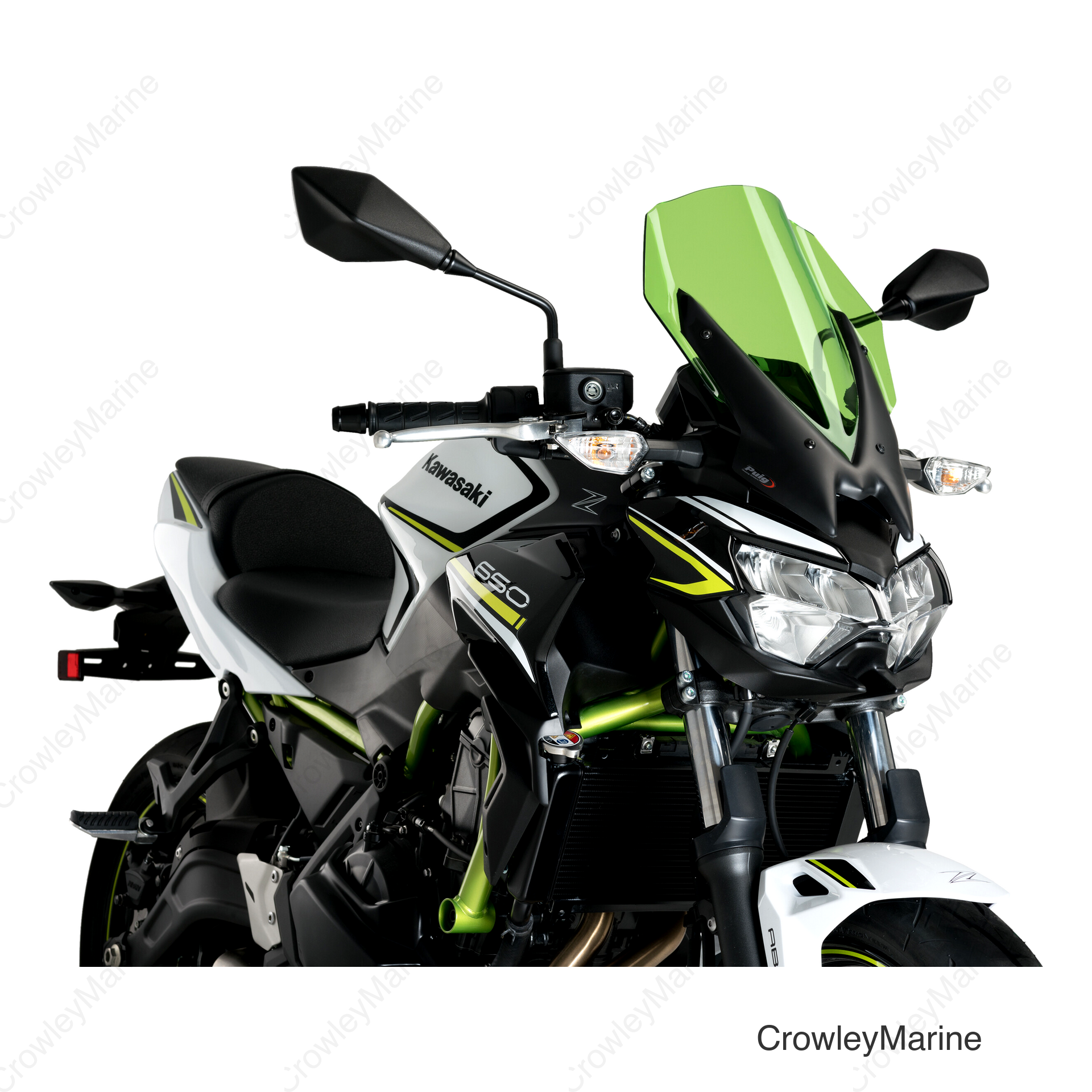 WINDSCREEN NAKED NEW GEN TOURING GREEN KAW