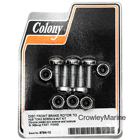BRAKE ROTOR HARDWARE FRONT TORX SCREW KIT