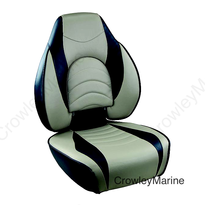 Springfield 10416311 Fish Pro High Back Seat, Blue/Gray