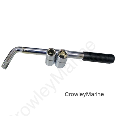Power Lug Wrench with Combo Sockets 13/16, 7/8, 17-19MM (333380)