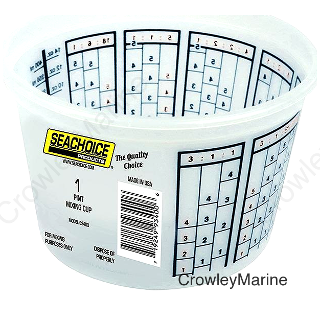 Seachoice 93400 Paint Mix Container, Pint