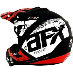 FX-17 Helmet - Attack - Matte Black/Red - XS thumbnail-5