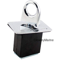 Anchor, Stake Pocket, Chrome Plated, Rubber Base Block (397760)